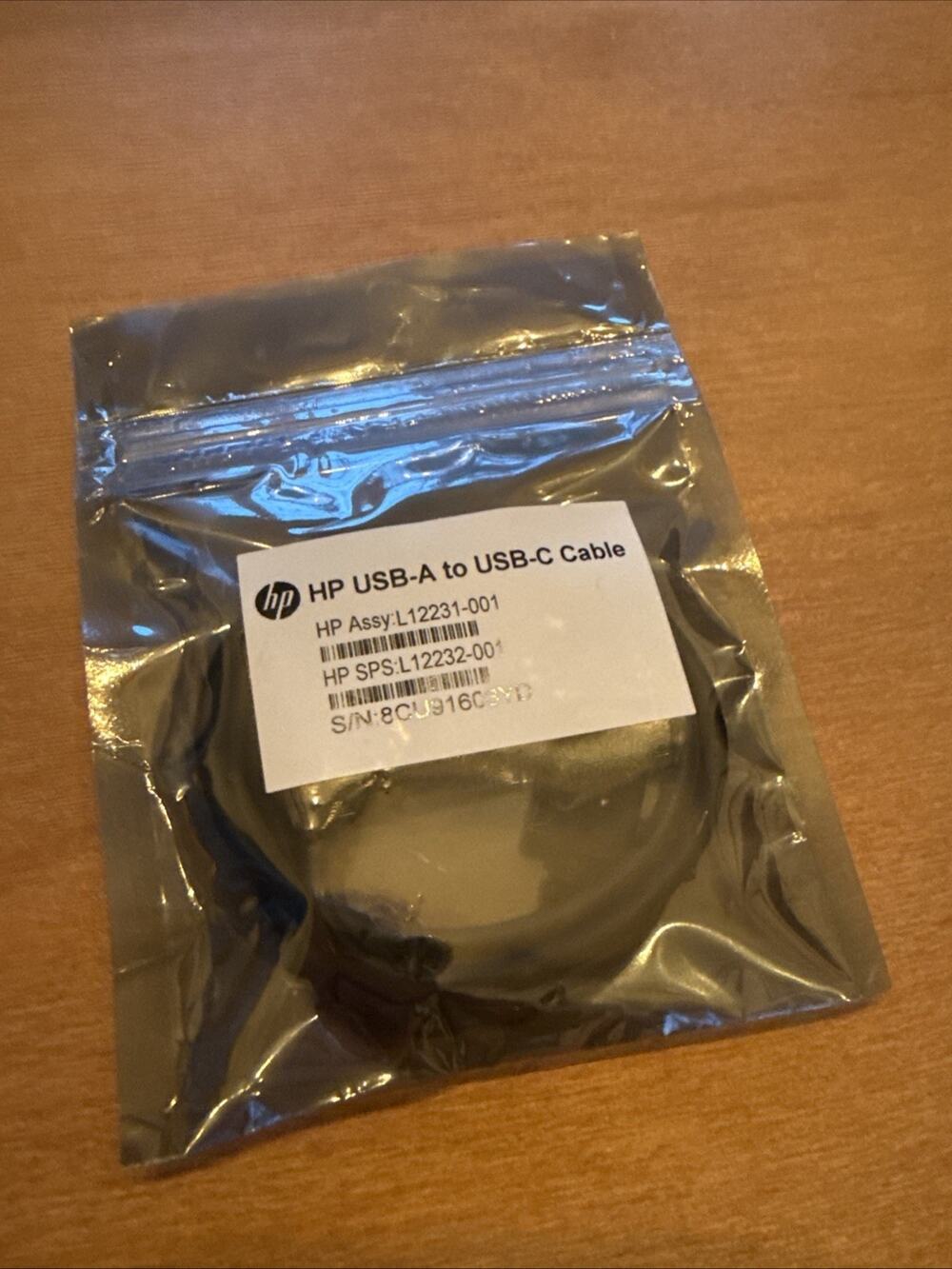 HP USB-A to USB-C Cable (NEW)